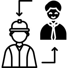 Occupational Migration Icon