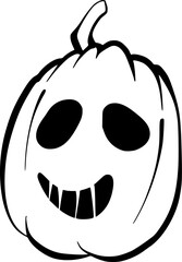 Pumpkin - squash for Halloween or Thanksgiving flat icon