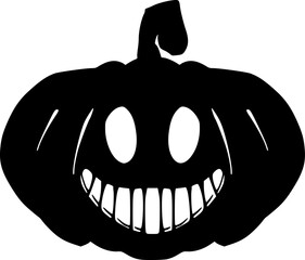 Pumpkin - squash for Halloween or Thanksgiving flat icon