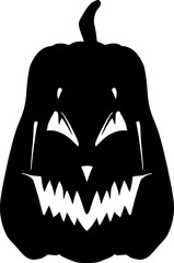 Pumpkin - squash for Halloween or Thanksgiving flat icon