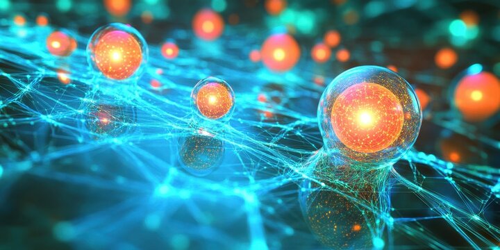 a network of neurons and neurons