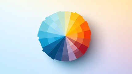 Obraz premium Color Guide Samples Featuring a Collection of Modern Color Palettes, Including Shades and Tones for Design Projects. Ideal for Graphic Design, Branding, and Creative Work