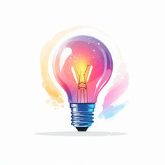 Innovative Light Bulb Design with Colorful Effects