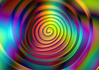 Hypnotic spiral  gradient flowing colors, Liquid effects, Abstract Backgrounds