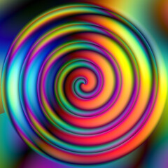 Hypnotic spiral  gradient flowing colors, Liquid effects, Abstract Backgrounds
