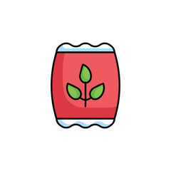 Seeds icon design with white background stock illustration