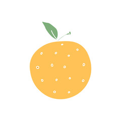 fruit orange cartoon icon