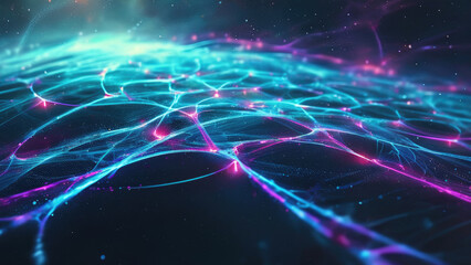 Fototapeta premium Space Radiation Network