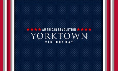 yorktown victory day Vektor background banner