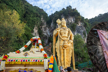 Hindu Devotees take part in the Thaipusam festival in Batu caves, Malaysia.