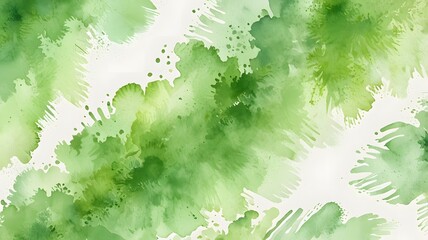 Green watercolor background for your design, watercolor background concept, vector.