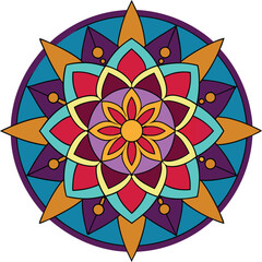 Ornamental luxury mandala pattern design