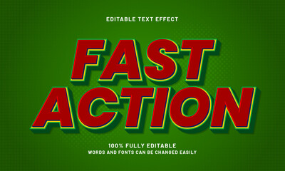fast action editable text effects with a cute and fun theme