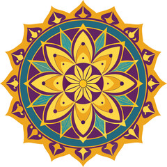 Ornamental luxury mandala pattern design