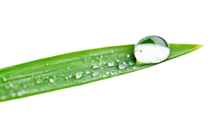 wet grass on a transparent background