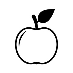 Apple icon. Apple sign symbol for web site and app design.