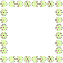 Obraz premium frame with flowers