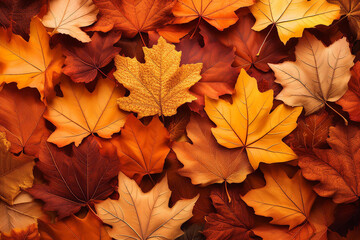 敷き詰められた落ち葉