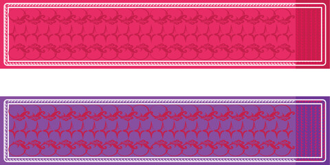 saree design illustration