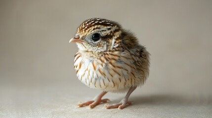 Adorable Baby Bird Chick - Closeup Photography