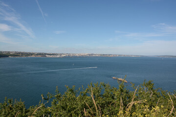 Brest vue de la Pointe des Espagnols - Bretagne - France