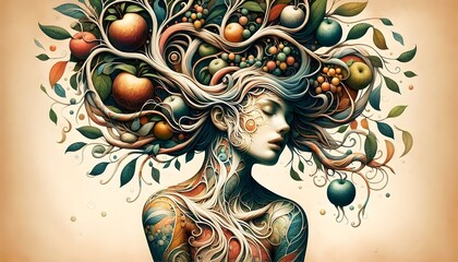 "Frutas de la Tierra: Encanto y Naturaleza en Movimiento"