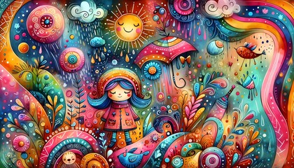 "Sueños Coloridos y Fantásticos: Aventuras en la Imaginación"