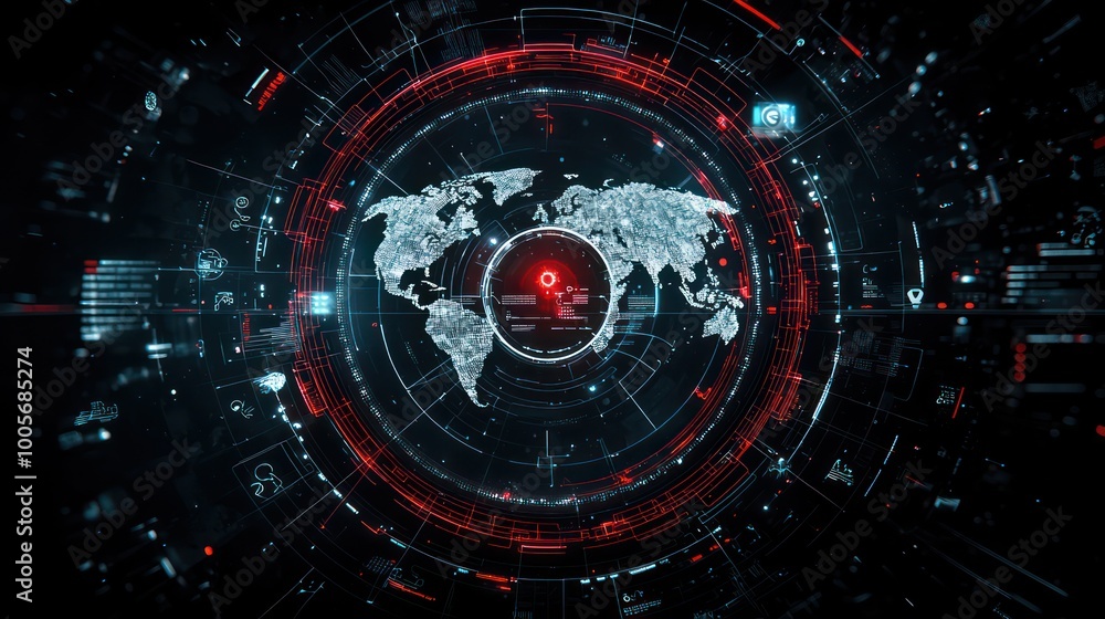 Poster futuristic customer service analytics dashboard tracking calls and digital interactions