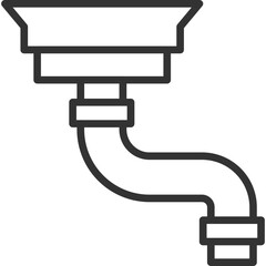 Gutter Line Icon