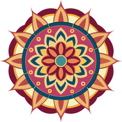 Ornamental luxury mandala pattern design