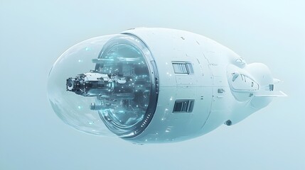 depicting a side by side comparison of pre modern and futuristic air production methods within a submarine or spacecraft environment