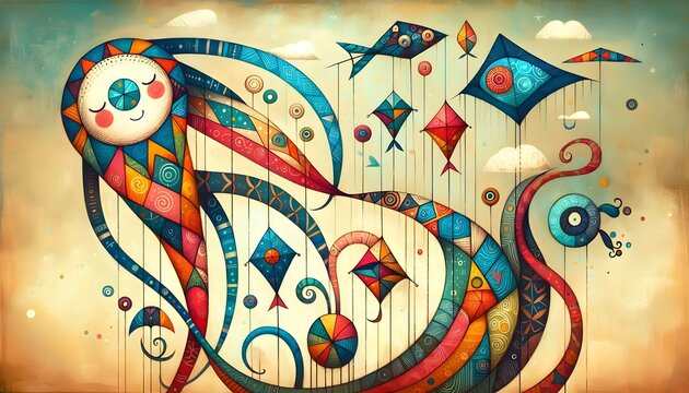 Cometas Surrealistas en Vuelos On&iacute;ricos