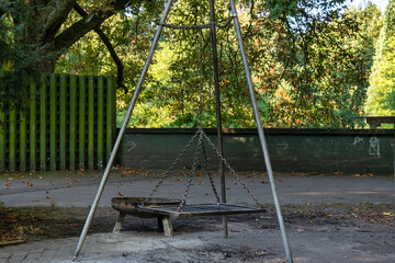 öffentlicher Grillplatz in einem Park