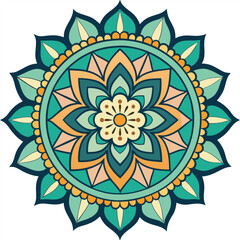 Ornamental luxury mandala pattern design