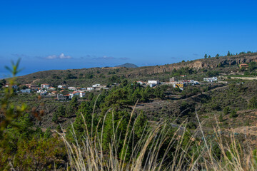 Fototapeta premium The view of the small town 