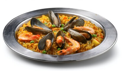 Typical Spanish rice, paella