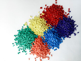 colorful masterbatch granules, polymer resin granules, plastic pigment raw material granules lined...