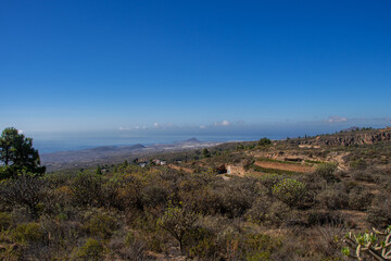 The view of the small town 