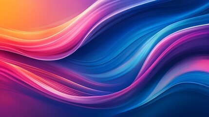 Vibrant and Dynamic Abstract Flowing Colors Design