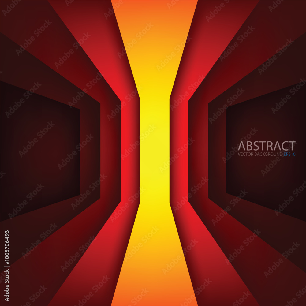 Poster graphic vector curve line overlap background for text and message design