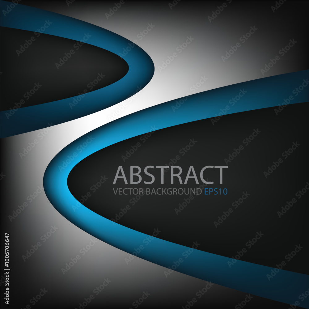 Poster graphic vector curve line overlap background for text and message design
