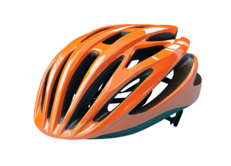 Cycling helmet isolated