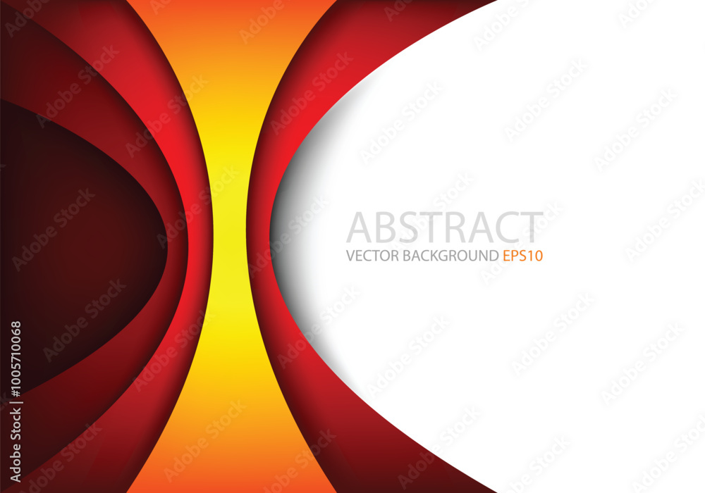 Poster graphic vector curve line overlap background for text and message design