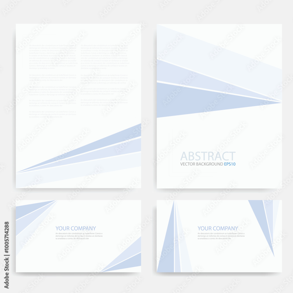 Aufkleber header flyer business brochure vector graphic with space for text and message design
