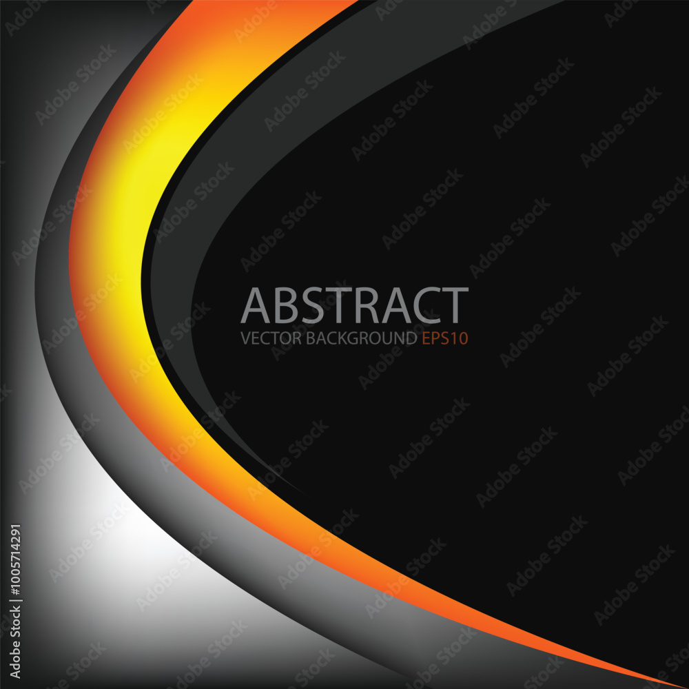 Poster graphic vector curve line overlap background for text and message design