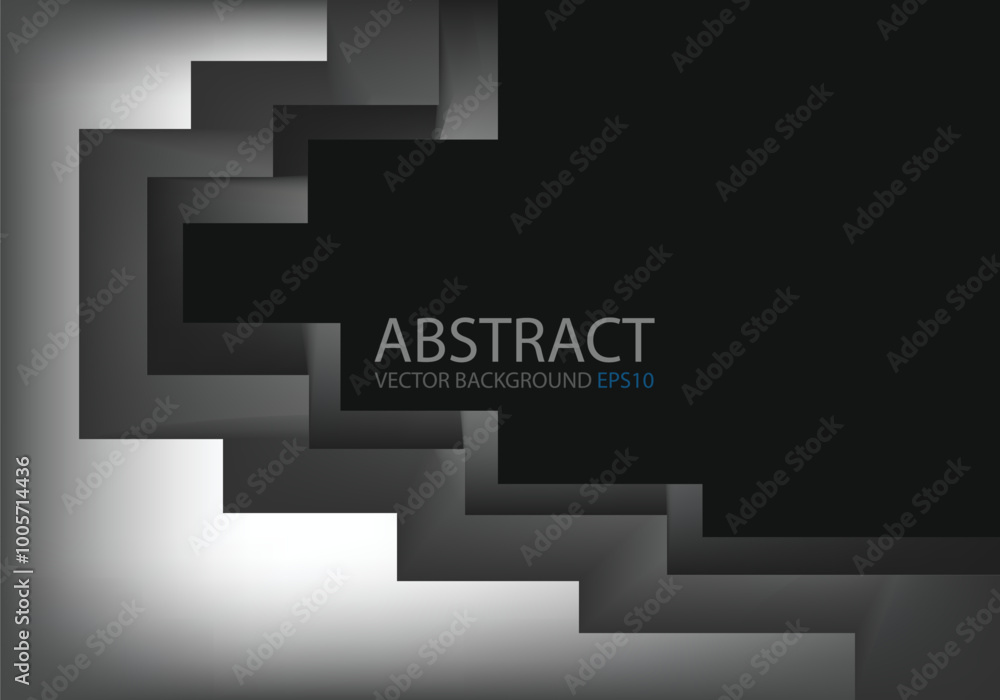 Poster graphic geometric triangle overlap vector layer background for text and message design