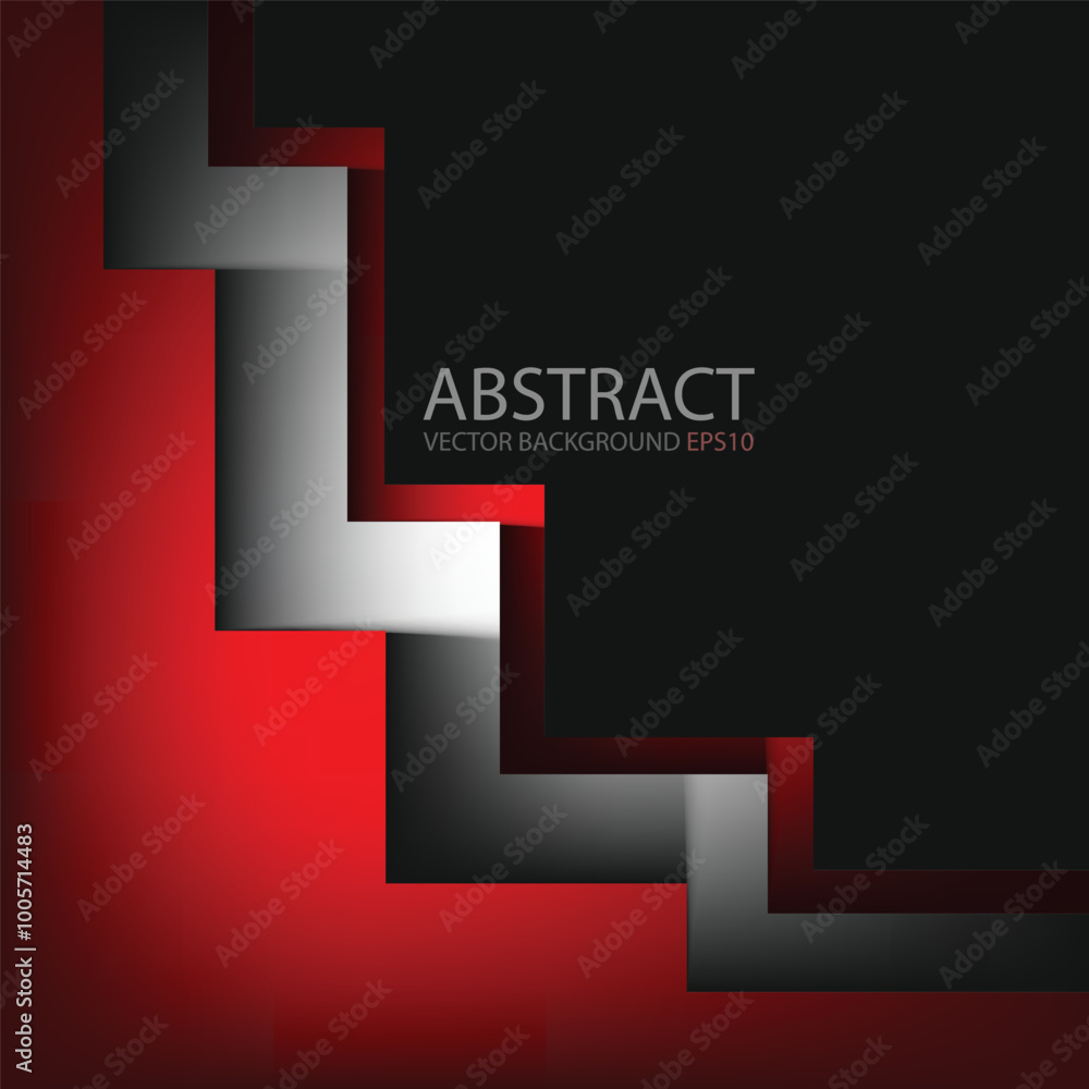 Poster graphic geometric triangle overlap vector layer background for text and message design