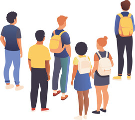 Obraz premium group of people