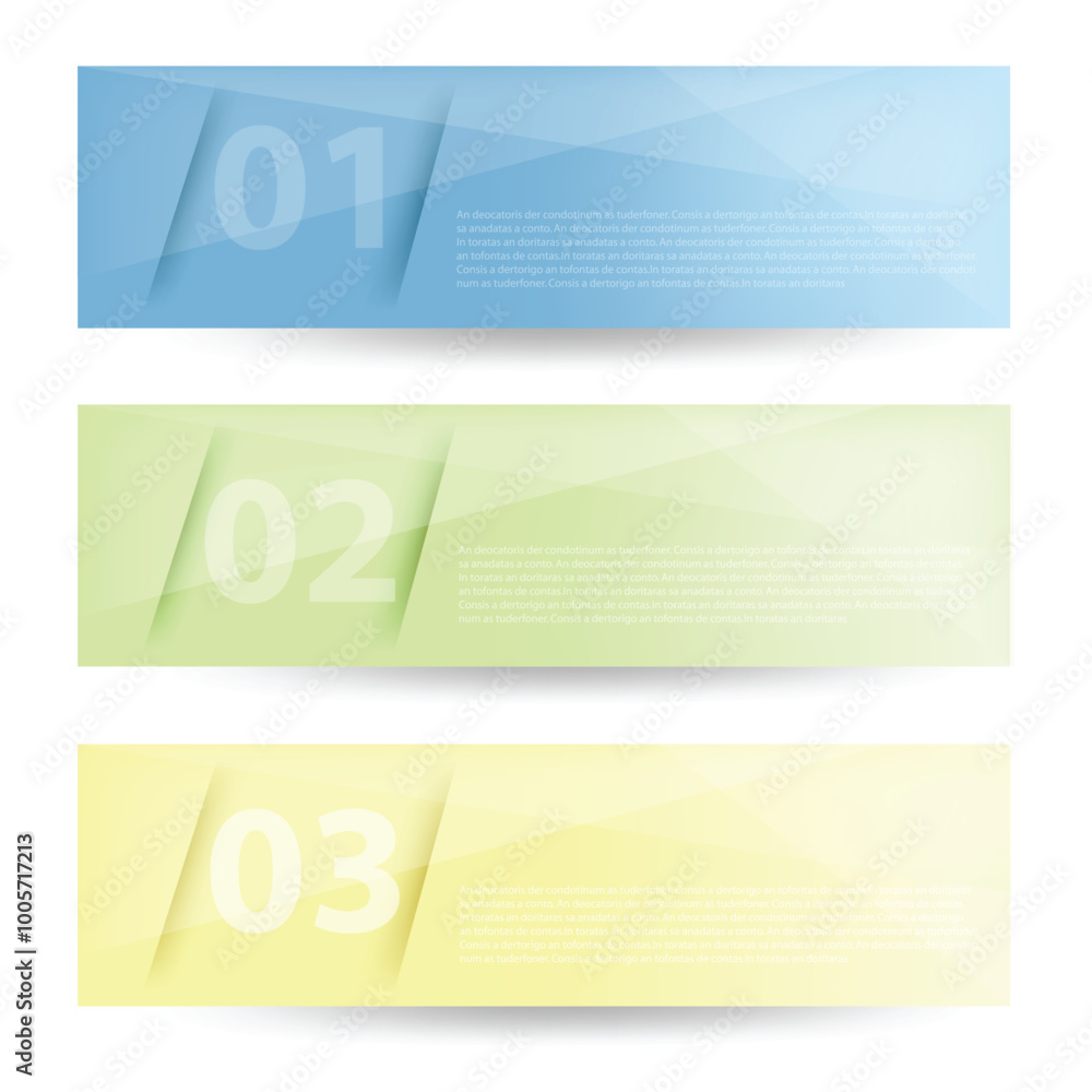 Poster infographic graphic geometric triangle overlap vector layer background for text and message design
