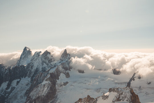 Aiguille du Midi Alps Mountains